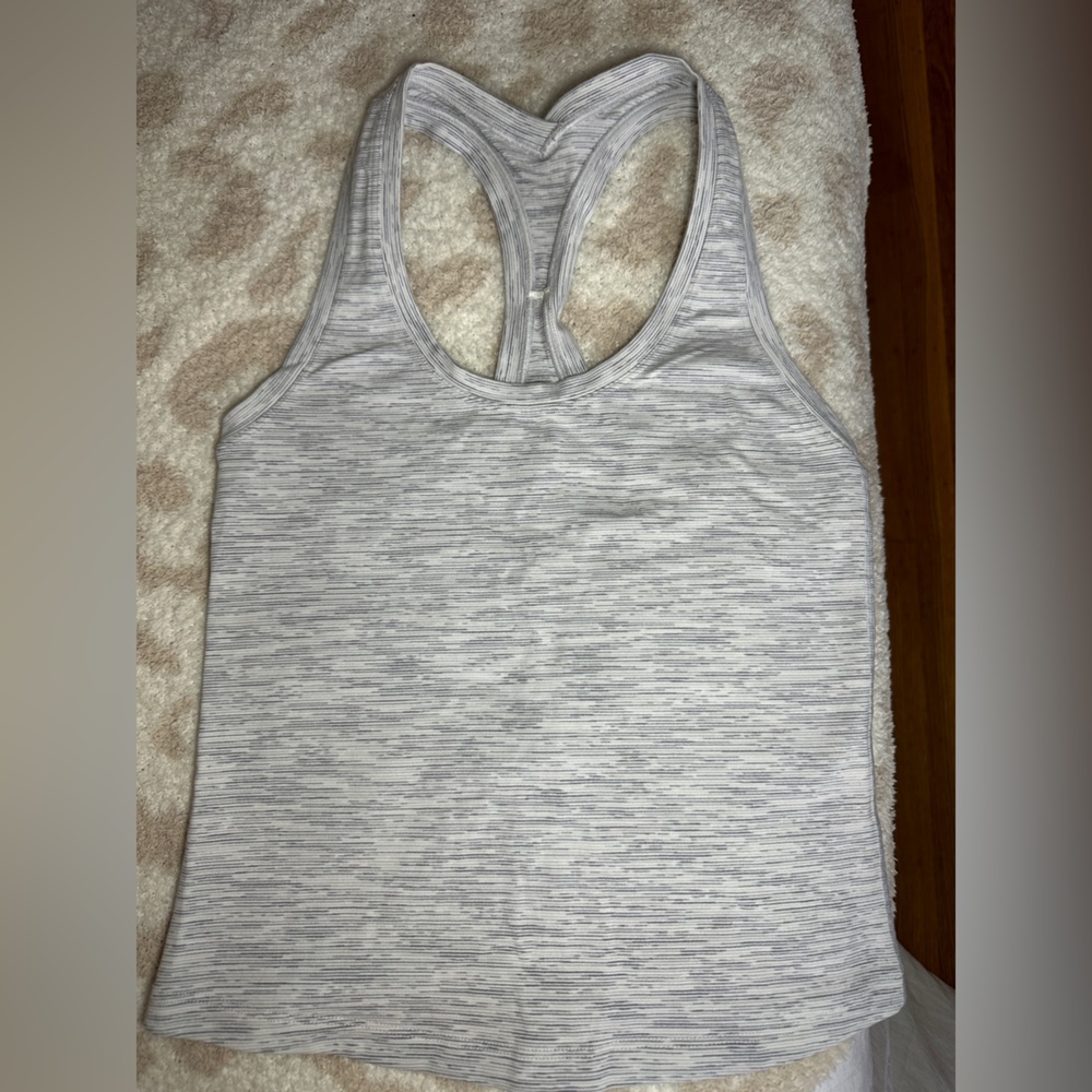 Grey Lululemon Work out Top